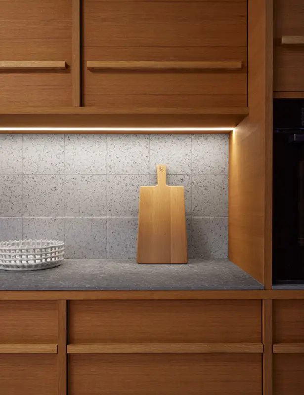 Detailansicht der sanierten Fassadenelemente