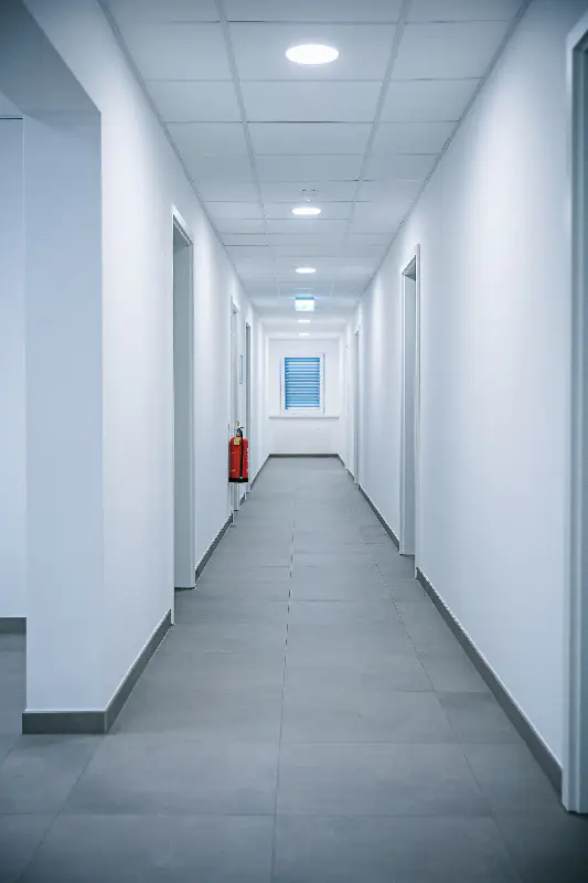 Gesamtansicht der Produktionsfläche von oben