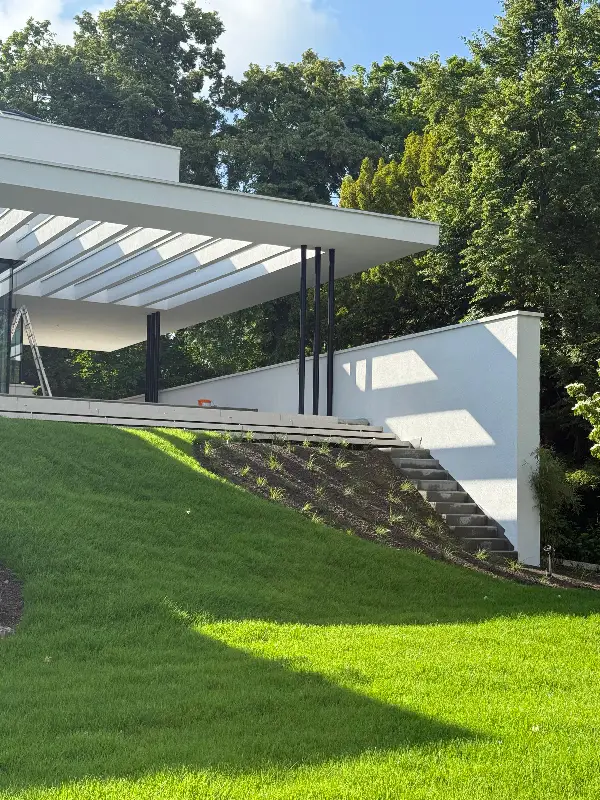 Ansicht der Einliegerwohnung und Fassadendetails